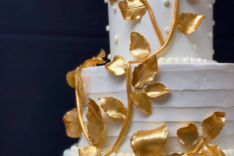 Close up of Gold Leaves