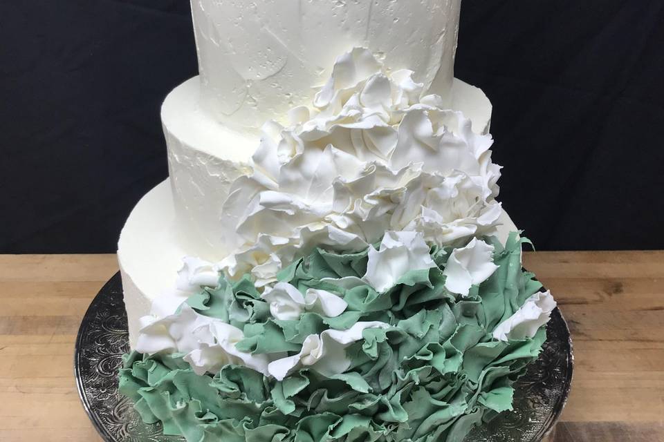 Abstract Wedding Cake