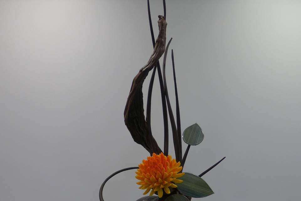 Abstract Chocolate Sculpture