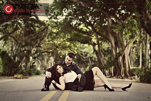 Engagement session in Coral Gables