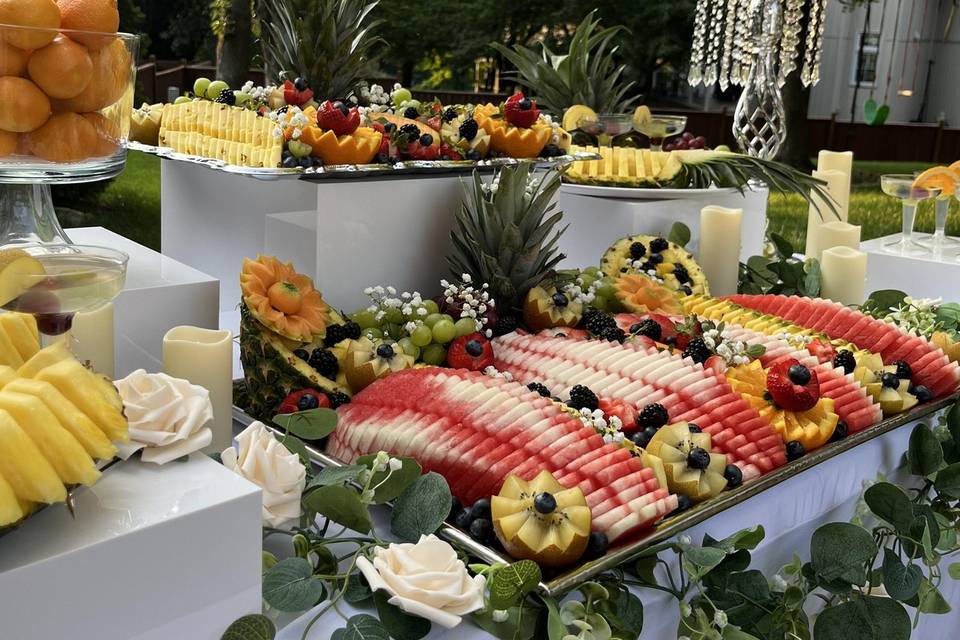 Luxury Fruit Table Setup