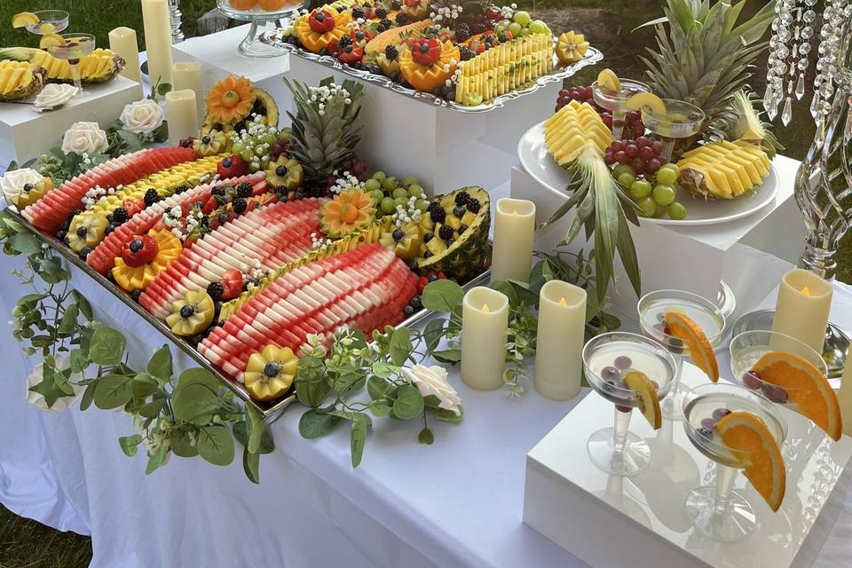 Luxury Fruit Table Setup