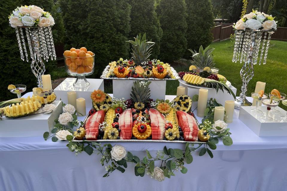 Luxury Fruit Table Setup