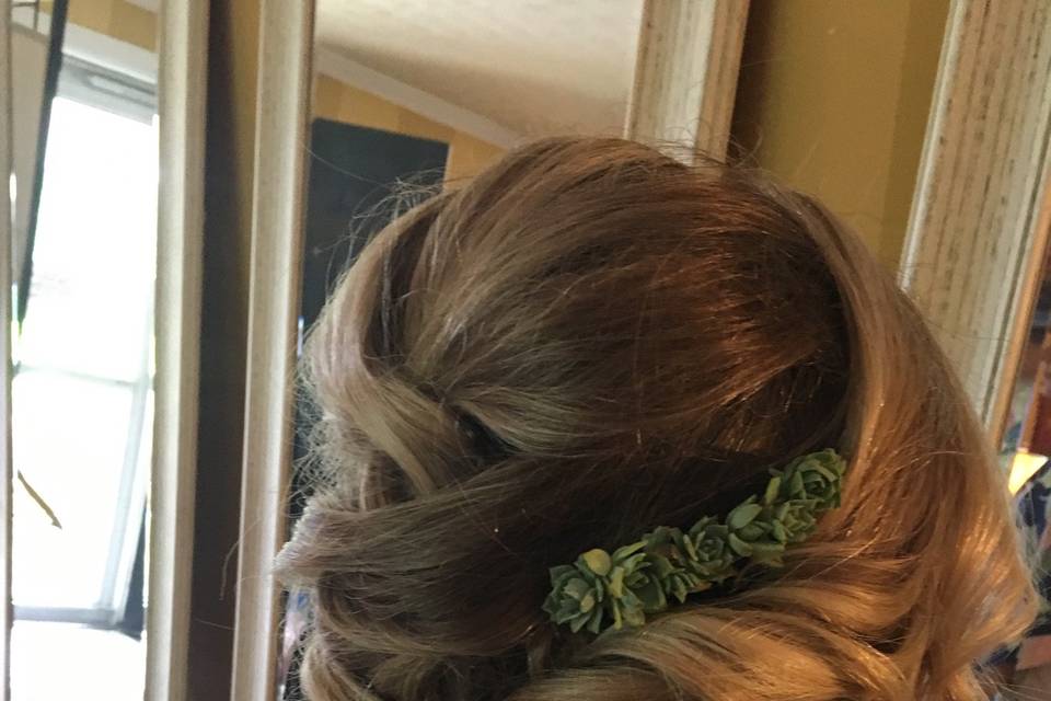 Updo by Lindsey Baker