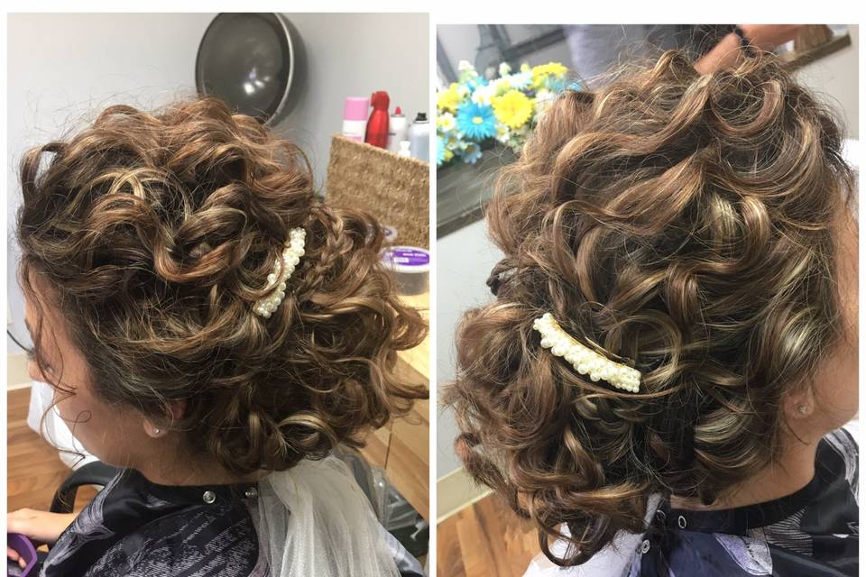 Updo by Lindsey Baker