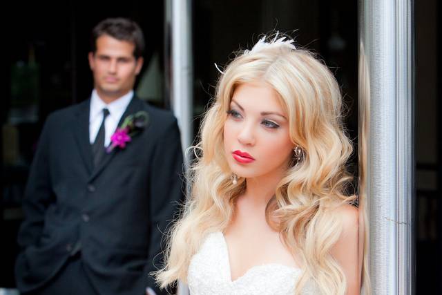 Beachy wedding waves