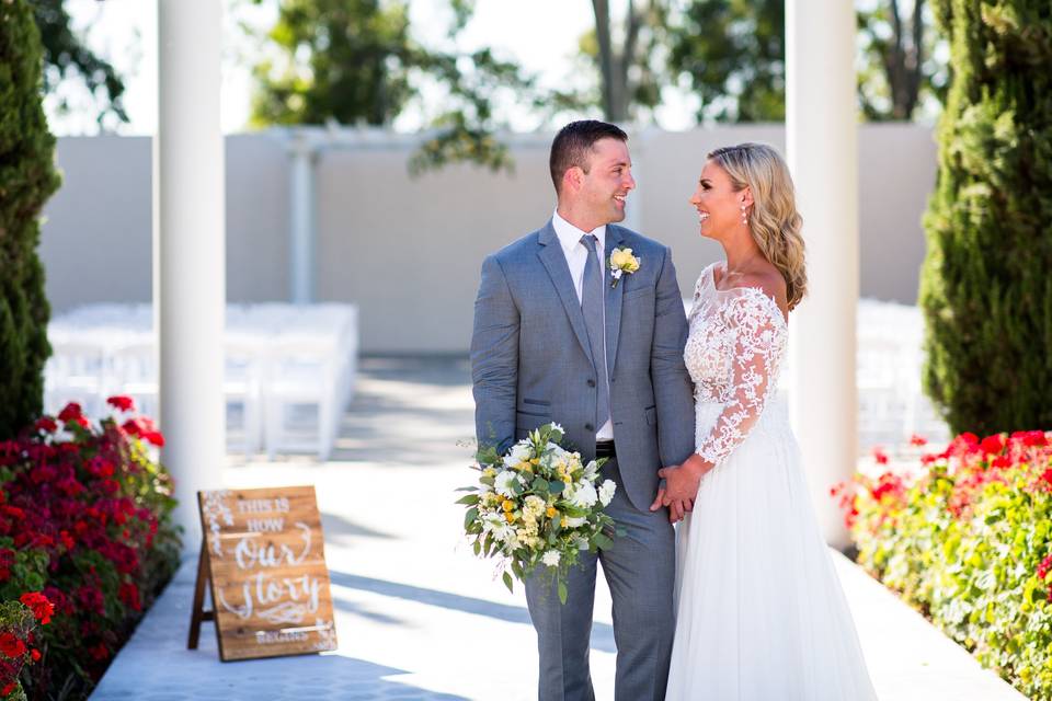 Groom and bride