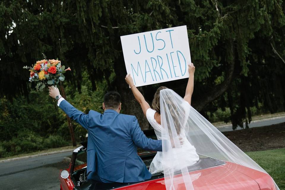 Just married