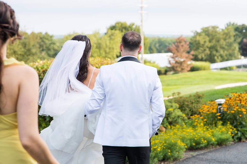 Couple Portrait in Ballroom