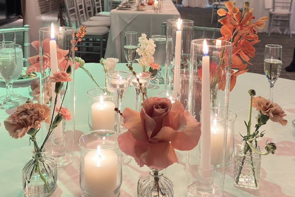 Guest table decor