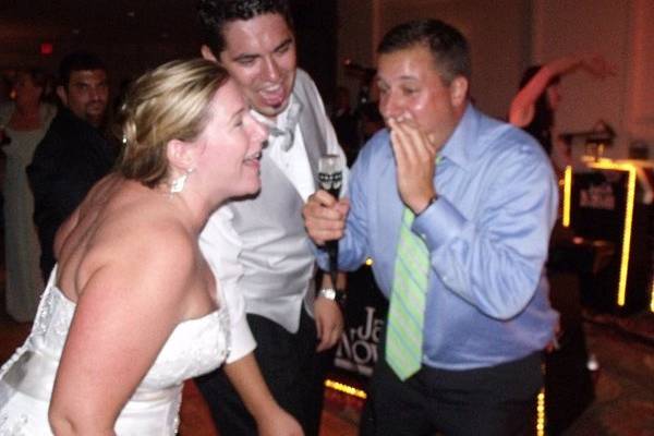 Couple singing