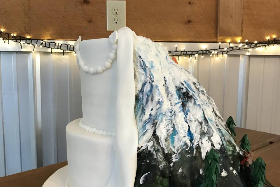 Hybrid Wedding Cake