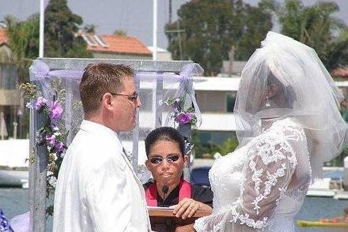 Marina wedding