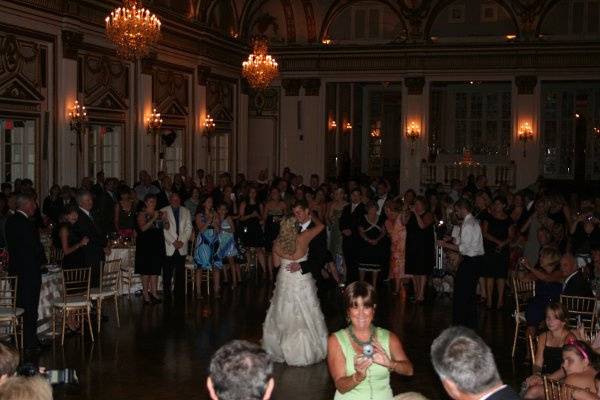 First dance as newlyweds