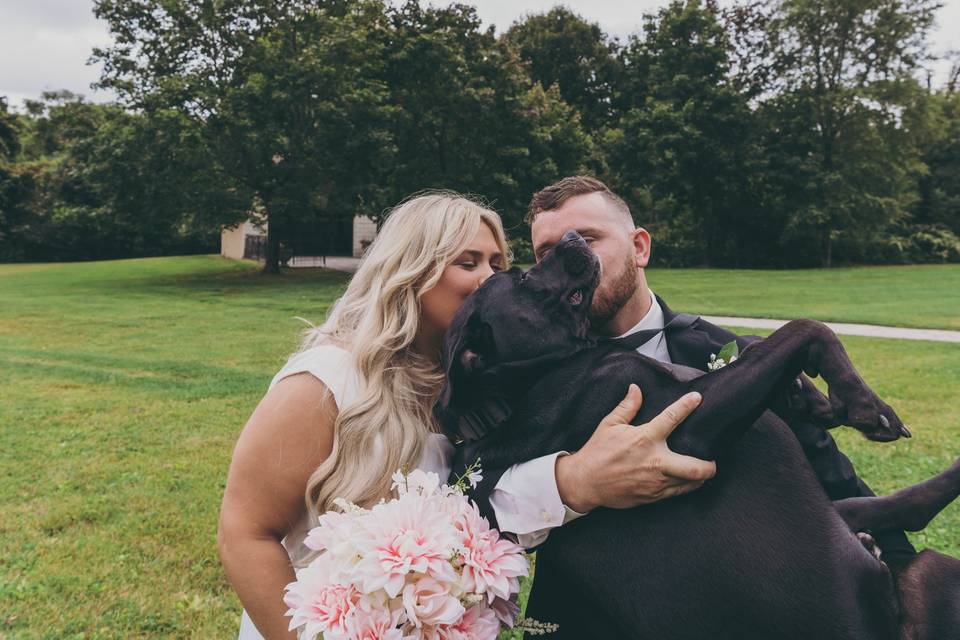 Including their dog