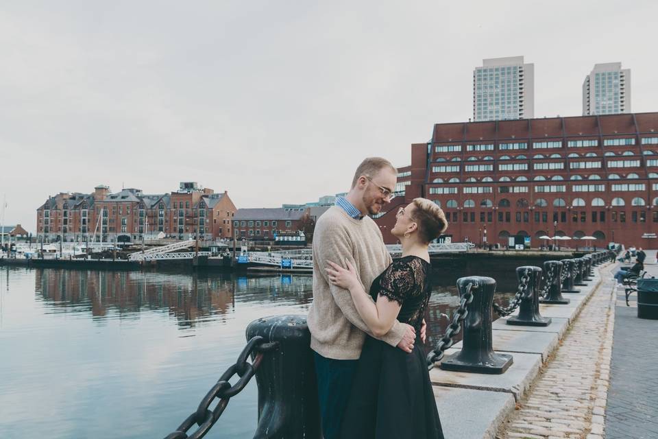 Boston engagement session