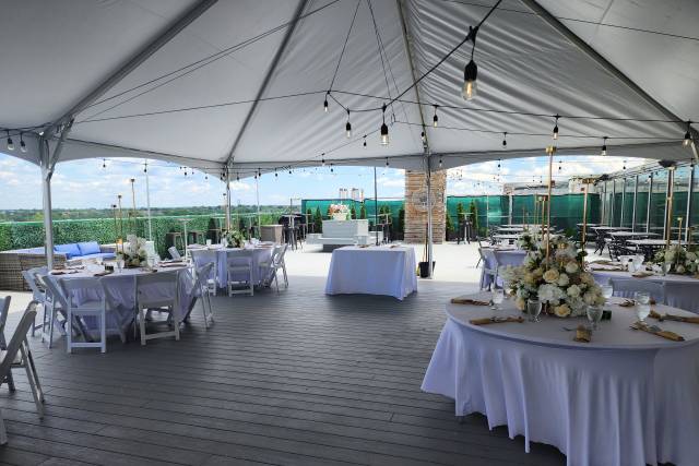 Cityview rooftop wedding