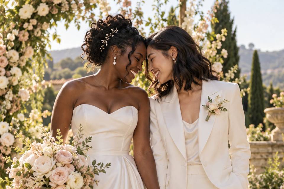 Golden garden wedding, hearts together-2.jpg