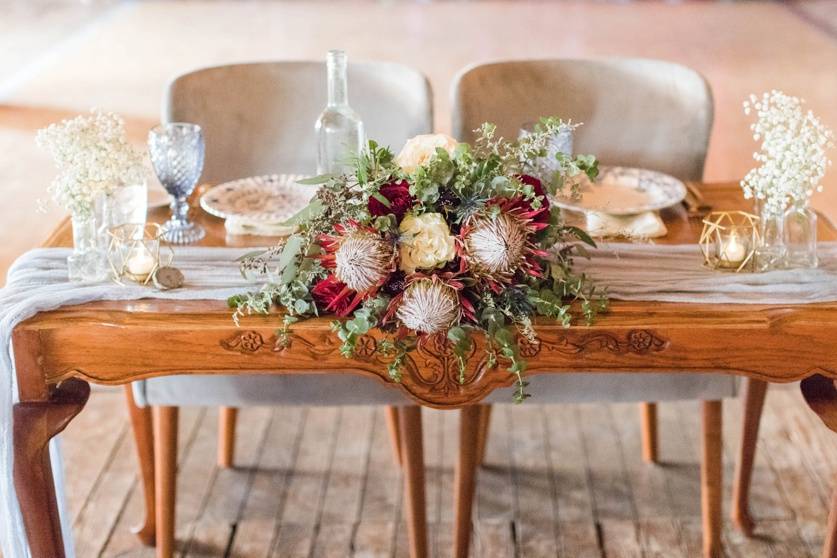 Bride & Groom Table