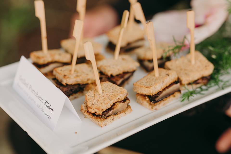 Grilled portobello mushroom