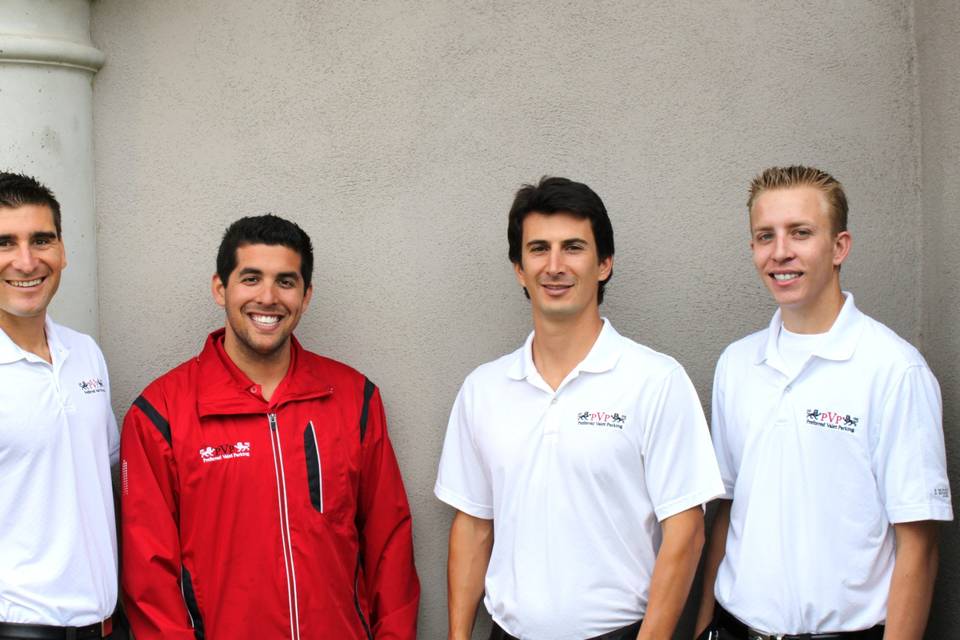 The valet team