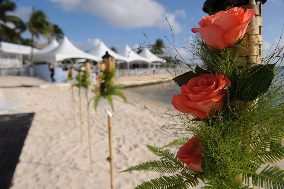 Beach Ceremony Decor