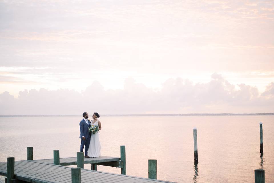 Couple on Pier