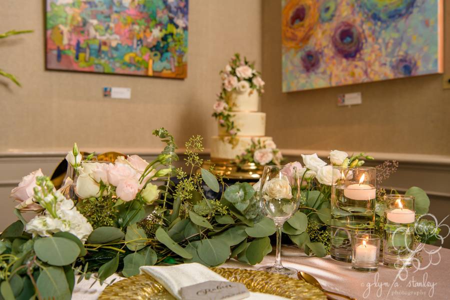 Tablescape & Cake