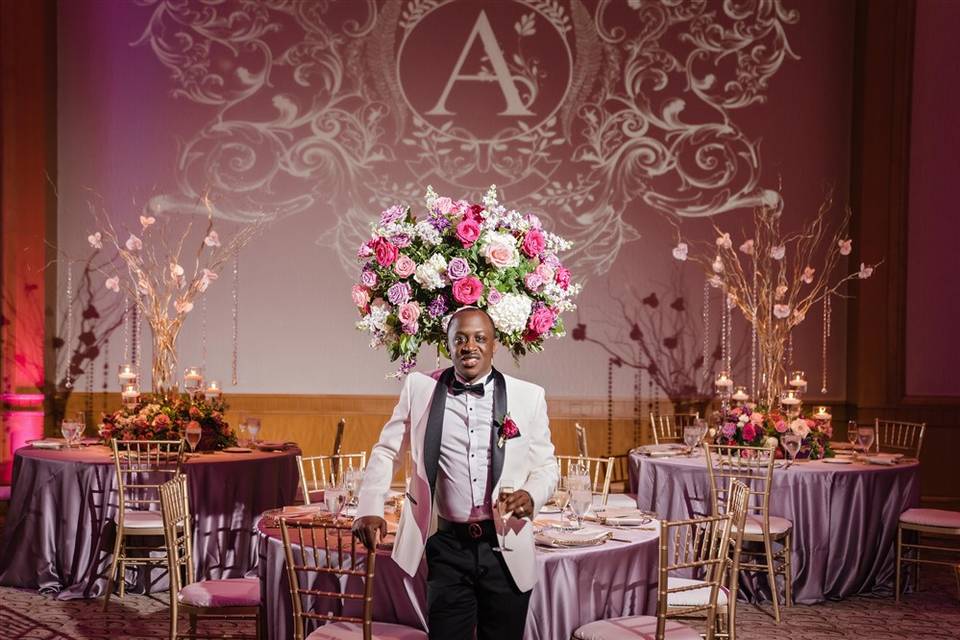 Groom in Reception