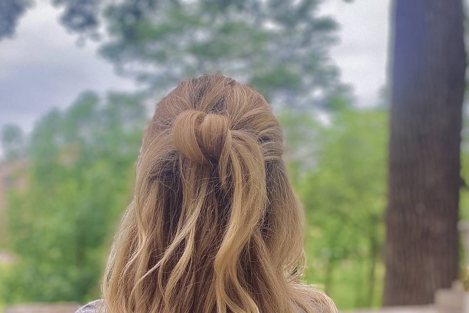 Bridesmaid hair