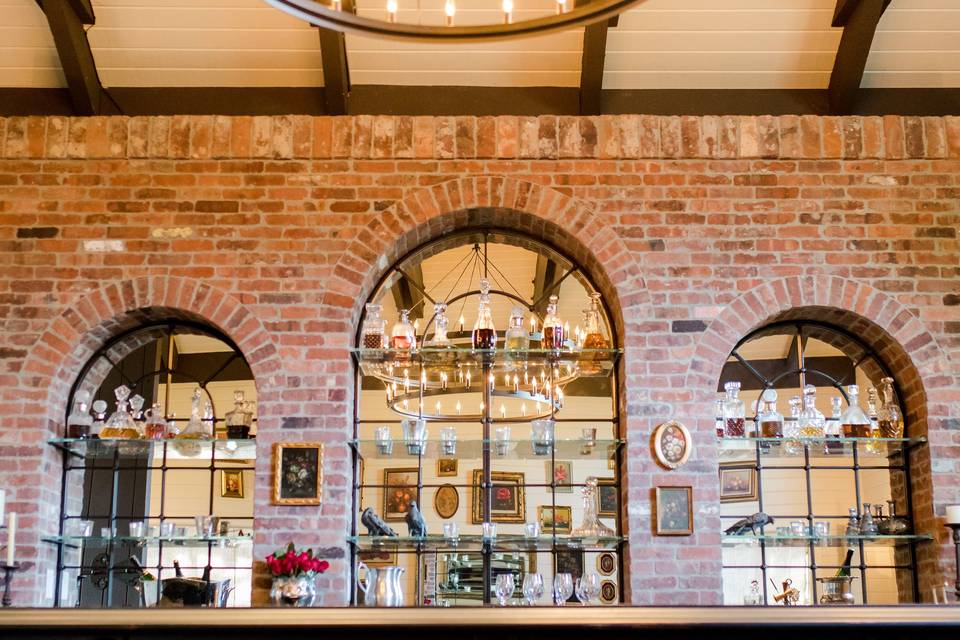 Bar area in Coach House