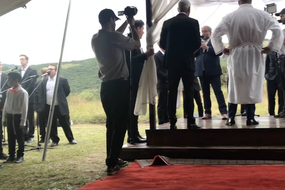 Waiting for the bride