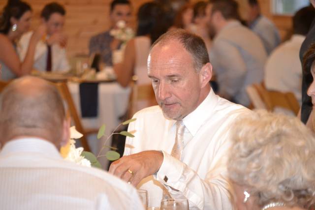 At the reception