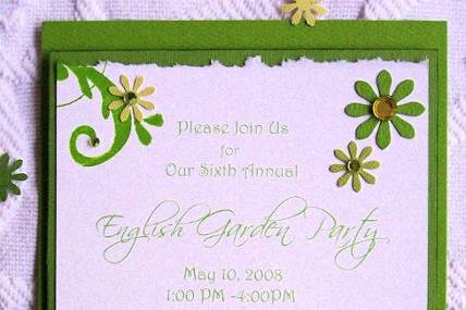 English Garden Party Suite-Invitation