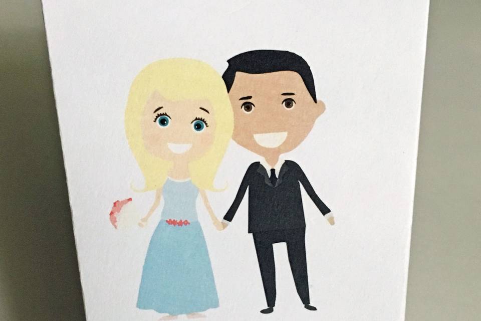 Wedding Popcorn Box Favor Emoji