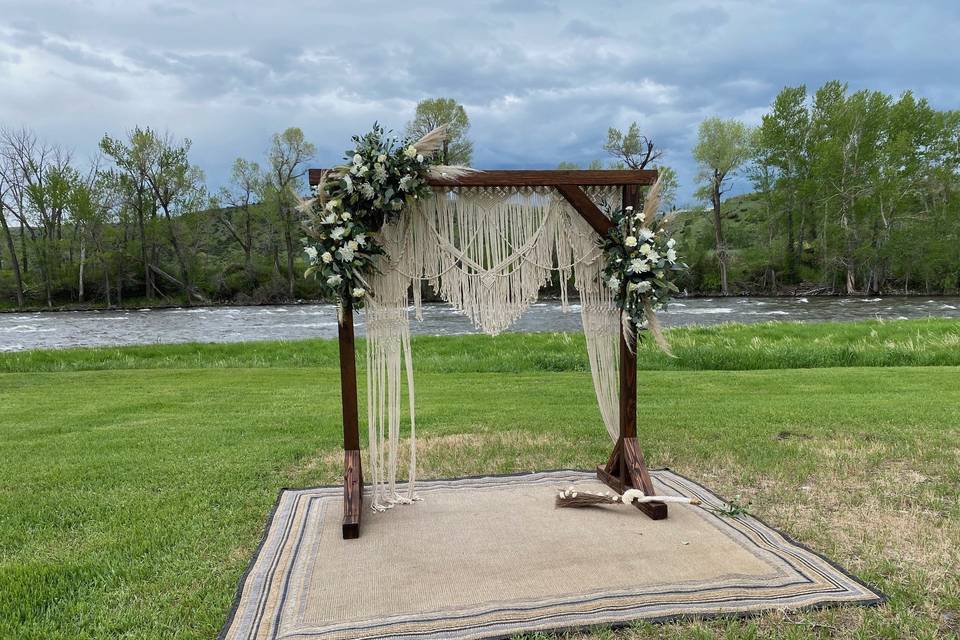 Wedding Party's own Arch