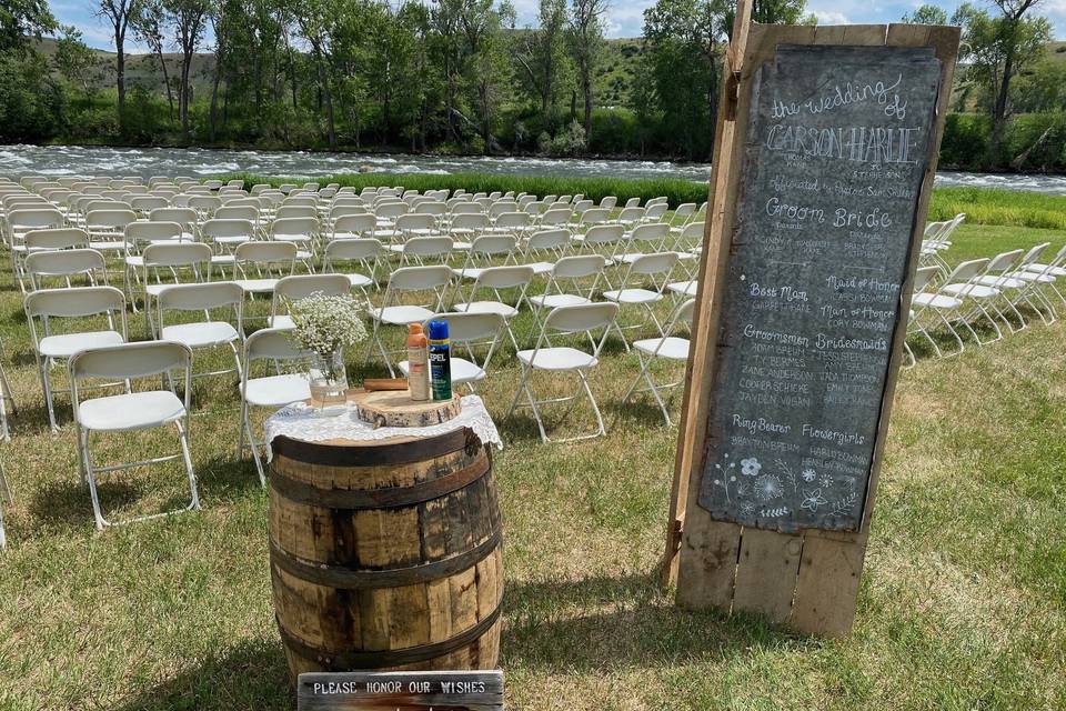 Custom Ceremony Decorations