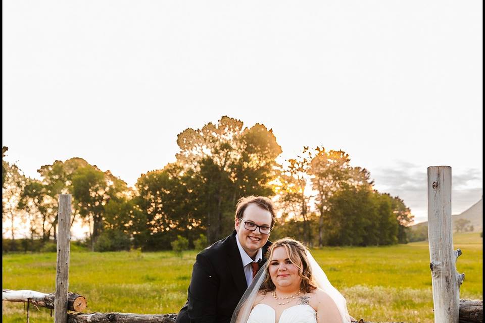 Rustic Fence Backdrop