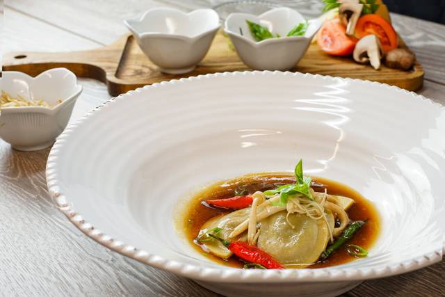 Shiitake Ravioli