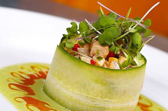 Salmon Kiwi Tartare