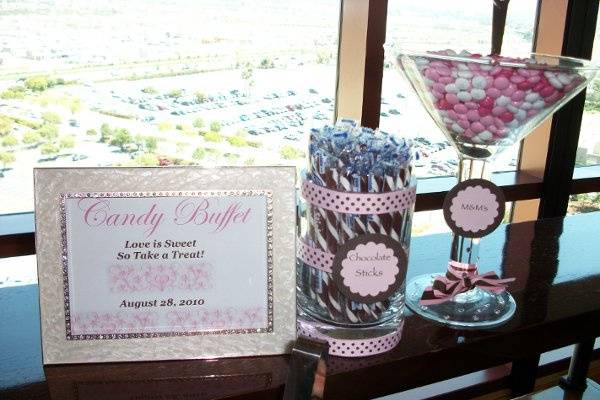 Sweet Creations by Judy for Candy Buffets, Popcorn Bars, Chocolate Fountains and more!