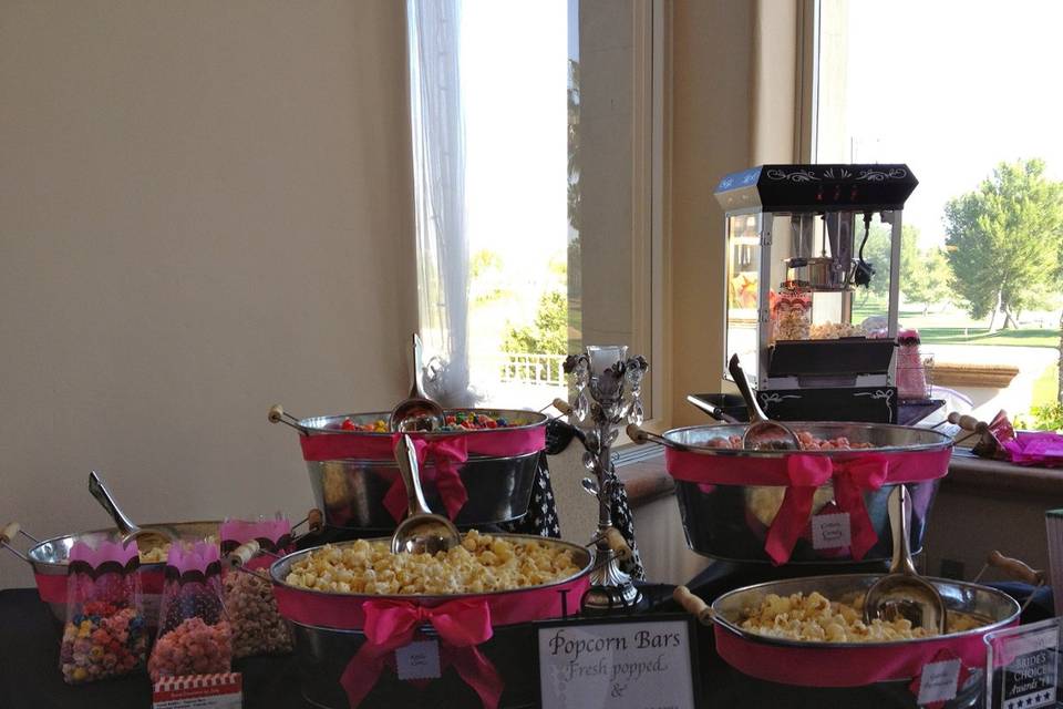 Sweet Creations by Judy for Candy Buffets, Popcorn Bars, Chocolate Fountains and more!