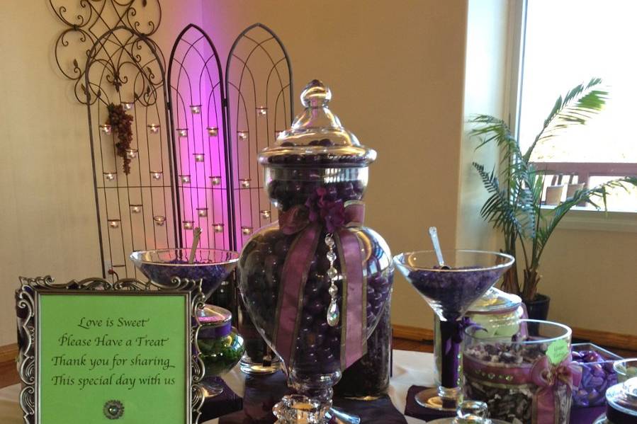 Sweet Creations by Judy for Candy Buffets, Popcorn Bars, Chocolate Fountains and more!