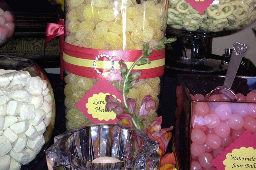 Sweet Creations by Judy for Candy Buffets, Popcorn Bars, Chocolate Fountains and more!