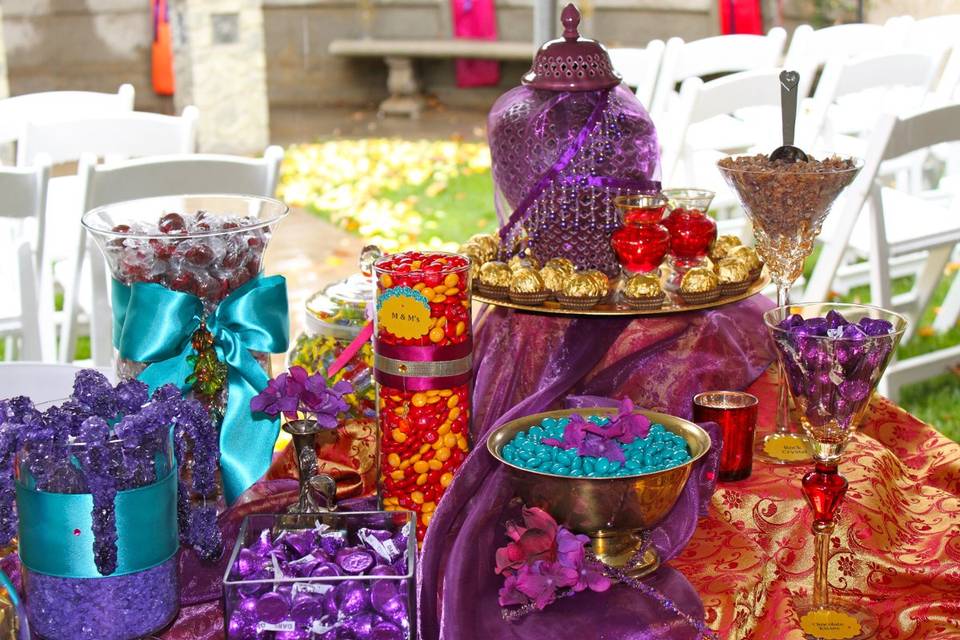 Sweet Creations by Judy for Candy Buffets, Popcorn Bars, Chocolate Fountains and more!