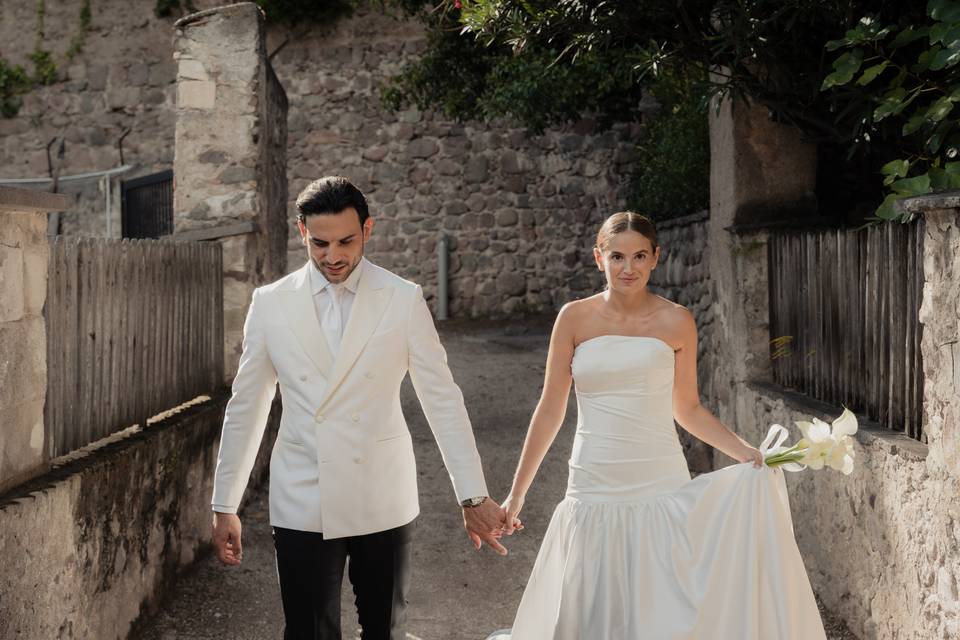 Wedding in a castle