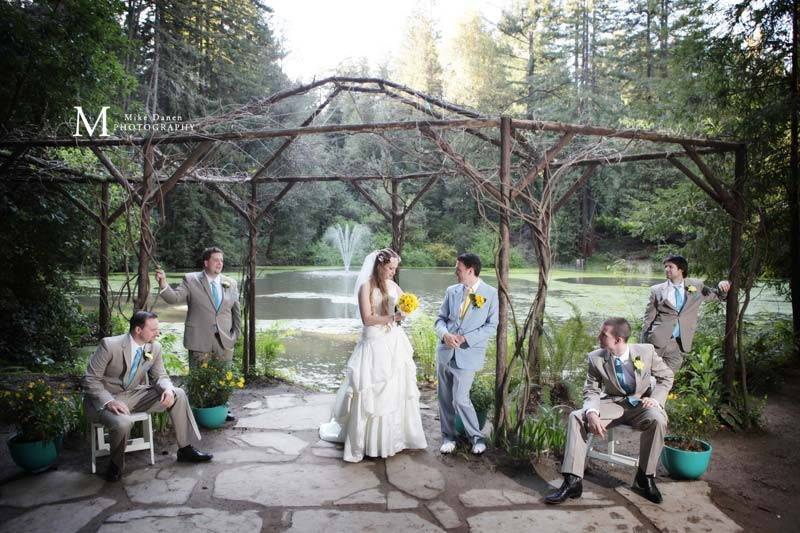 Wedding at Nestldown in the Santa Cruz mountains near Los Gatos, California