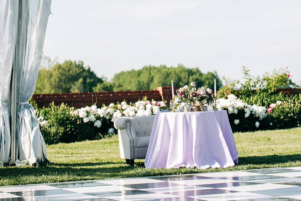 Sotterley Garden Wedding View