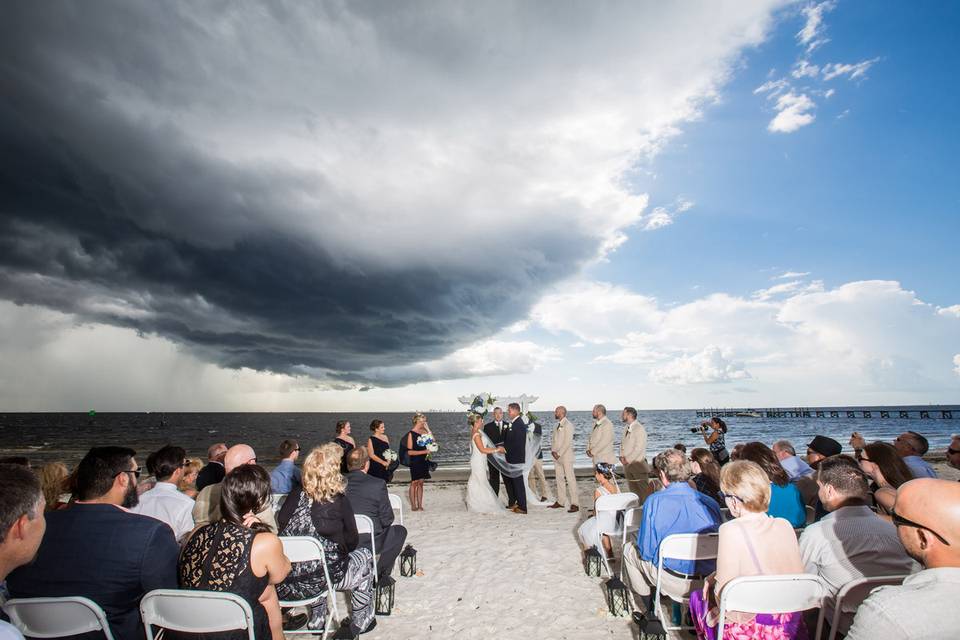 Seaside ceremony