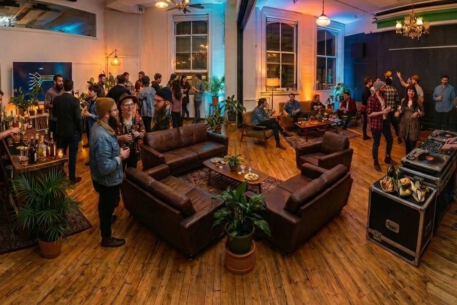 Hipster Wedding Party
